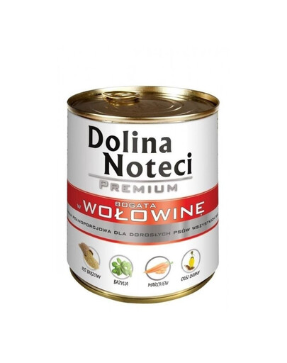 DOLINA NOTECI Premium su jautiena 12 × 400 g