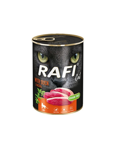 RAFI Cat Adult Mix 6x400 g skonių su menke ir antimi, šlapias maistas katėms