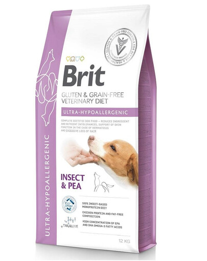 Veterinary Diets Dog Ultra-Hypoallergenic 12 kg karma hipoalergiczna dla psa