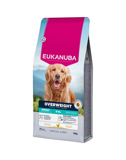 EUKANUBA Special Care Adult Dogs Overweight 12 kg sucha karma dla dorosłych psów z nadwagą