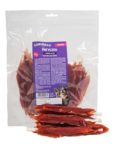 CHRUP&GO Patyczek z piersią kaczki 500 g przysmak dla psa