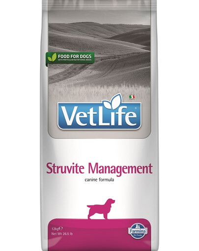 FARMINA Vet Life Struvite Management 12 kg maistas šunims, sergantiems šlapimo takų ligomis + FARMINA Vet Life Dental Treat Struvite Mini 60 g (7 vnt.) NEMOKAMAI!