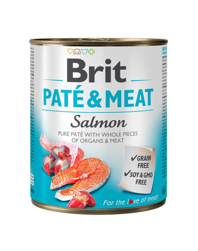 BRIT PATÉ & MEAT – LAŠIŠA 800 g