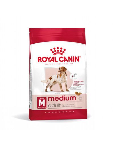 ROYAL CANIN Medium Adult 2 × 15 kg – sausas ėdalas suaugusiems vidutinių veislių šunims