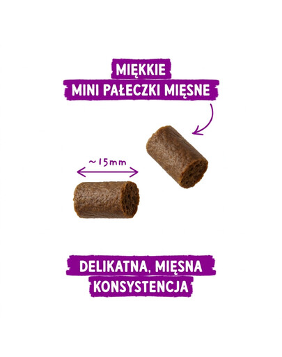 SANABELLE Mini Meat Sticks duck and elderberries 55g kaczka i czarny bez bezzbożowy przysmak dla kota