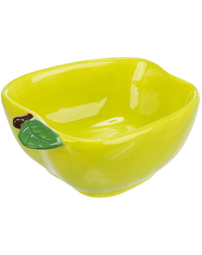 Miska ceramiczna dla gryzoni w kształcie jabłka 180 ml