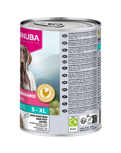 EUKANUBA Special Care Adult Working and Endurance 400 g kurczak z łososiem, bezzbożowa mokra karma dla psów