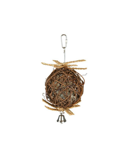 Trixie Wicker Ball With Bell 10 cm / 22 cm