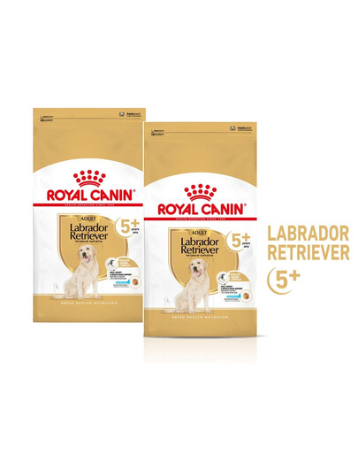 ROYAL CANIN „Labrador Retriever Adult 5+“ 2x12 kg – sausas maistas suaugusiems labradoro retriverio veislės šunims, vyresniems nei 5 metų