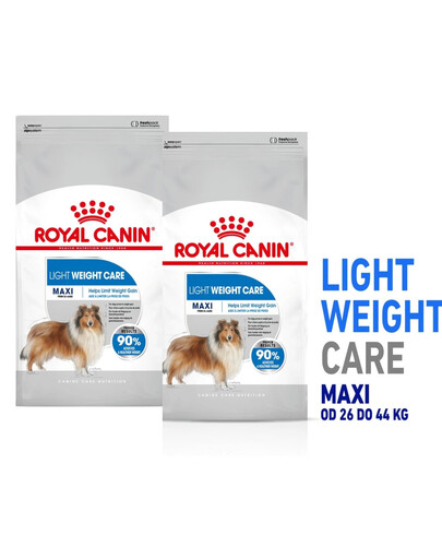 ROYAL CANIN CCN Maxi Light Weight Care 2x12 kg – sausas maistas suaugusiems didelių veislių šunims, linkusiems į antsvorį