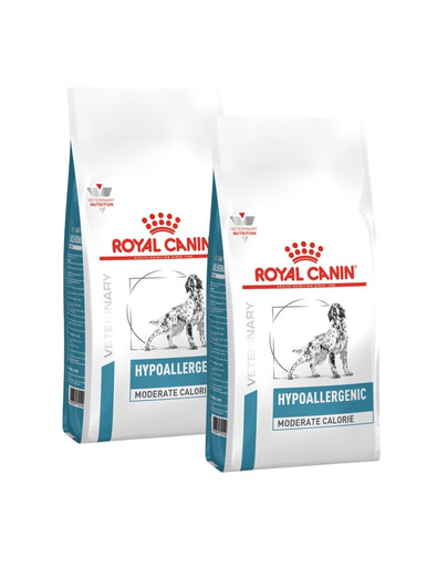 ROYAL CANIN Veterinary Dog Hypoallergenic Moderate Calorie 2x7 kg