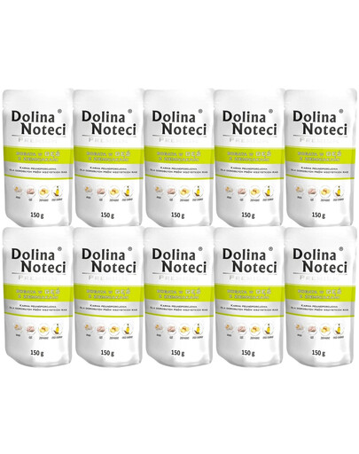 DOLINA NOTECI Premium Bogata W Gęś Z Ziemniakami 10x150 g