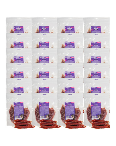 CHRUP&GO Lazdelė su antienos krūtinėle, 24 × 500 g – skanėstas šunims