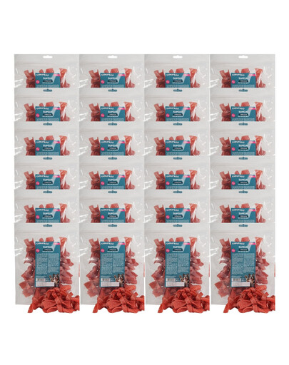 CHRUP&GO Ančių krūtinėlės gabaliukai, 24 x 500 g – skanėstas šunims