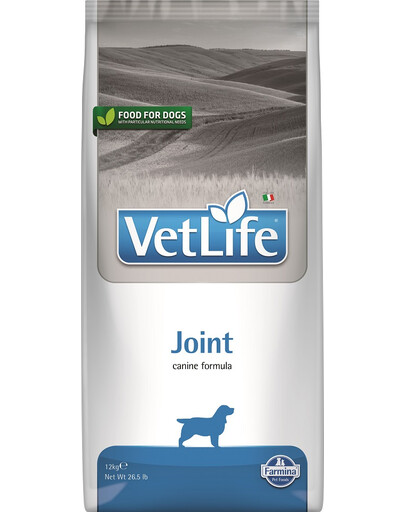 FARMINA Vet Life Dog Joint 2 × 12 kg – maistas šunims sveikiems sąnariams palaikyti
