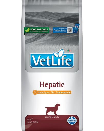 Vet Life Dog Hepatic 12 kg