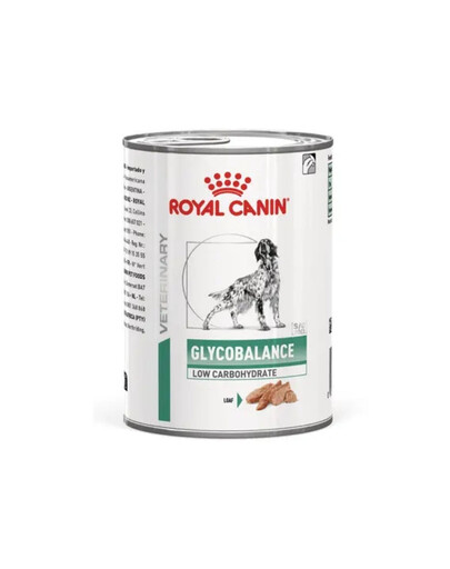ROYAL CANIN VHN Dog Glycobalance Loaf 410 g dietinis šlapias maistas mažų veislių šunims, sergantiems cukriniu diabetu
