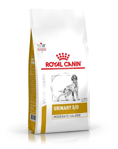ROYAL CANIN Dog urinary S/O moderate calorie 2x12 kg sausas maistas su sumažintu kaloringumu, skirtas suaugusiems šunims, turintiems apatinių šlapimo takų ligų