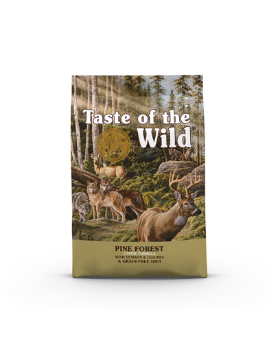 TASTE OF THE WILD Pine Forest 2x5,6 su elniu ir ankštiniais augalais