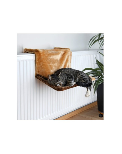 Trixie pakabinamas guolis ant radiatoriaus katėms 45 X 24 X 31 cm rudas