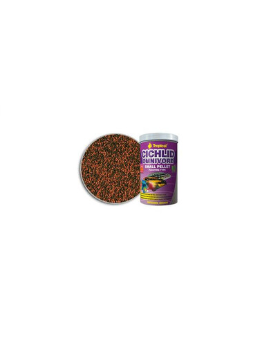 TROPICAL Cichlid omnivore small pellet 250 ml (90 g)