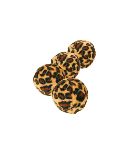 Trixie kamuoliukai leopardinės spalvos 4 vnt.