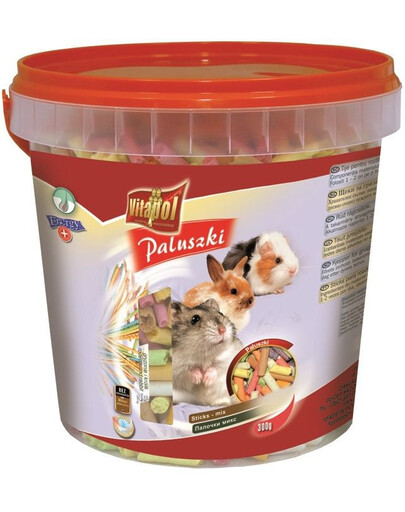 Vitapol maistas lazdelėmis graužikams mix kibiras 300 g