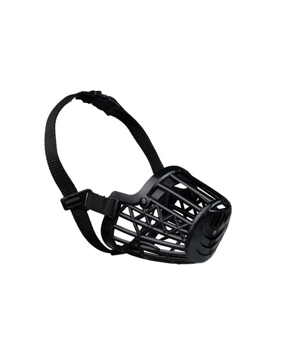 Trixie plastikinis antsnukis dydis M 20 cm juodas