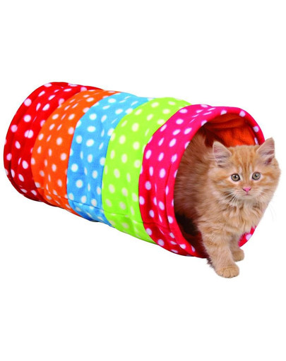 Trixie spalvotas tunelis katėms 25 X 50 cm