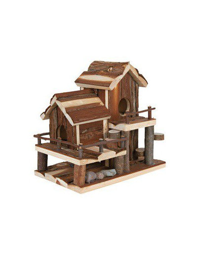 Trixie Hamster's House Birte Natural Wood namukams žiurkėnams 25x24x16 cm