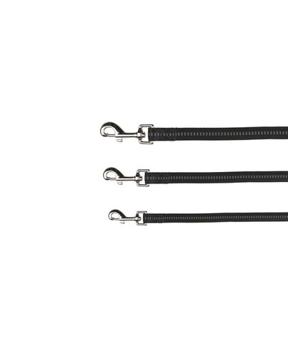 Trixie Softline Elegance pavadėlis juodas 1.2 m / 10 mm