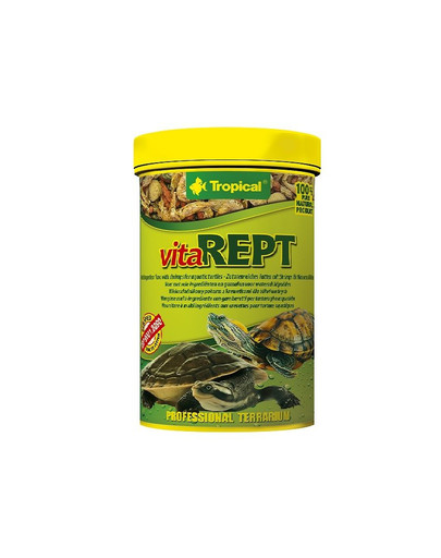 TROPICAL  krmivo pro vodní želvy s krevetami 250 ml