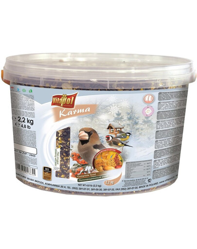Vitapol maistas paukščiams žiemai 2.2 kg