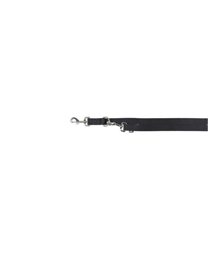 Trixie Premium reguliuojamas pavadėlis xs-s  2 m/15 mm juodas