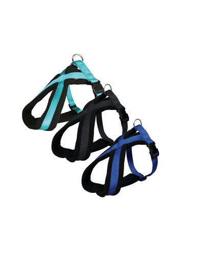 Trixie Premium reguliuojamos petnešos m-l 50- 80 cm/25 mm žydros