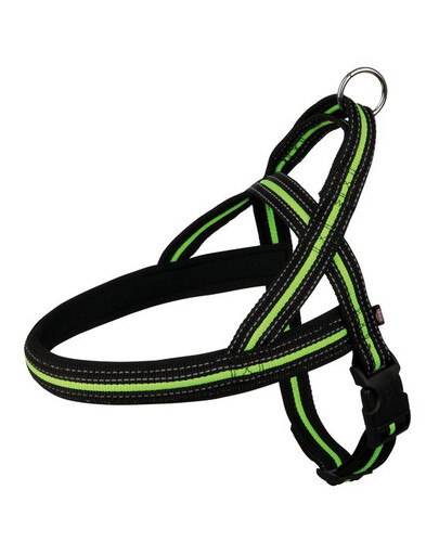 Trixie petnešos Fusion s-m  30–50 cm / 35 mm juodos - žalios