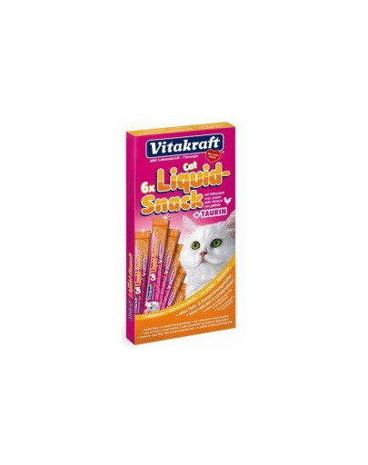 VITAKRAFT Cat liquid snack 6 ks kuřecí + taurin
