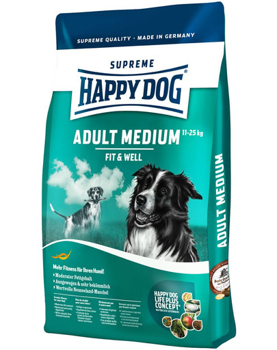 Happy Dog Fit & Well suaugusiesiems Medium 4 kg