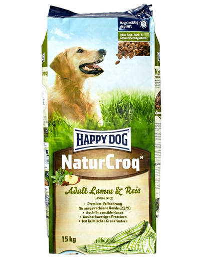 Happy Dog NaturCroq Lamb and Rice 15 kg