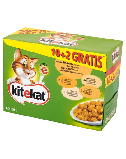 KITEKAT Kuřecí pokrm 12 x 0.1 kg