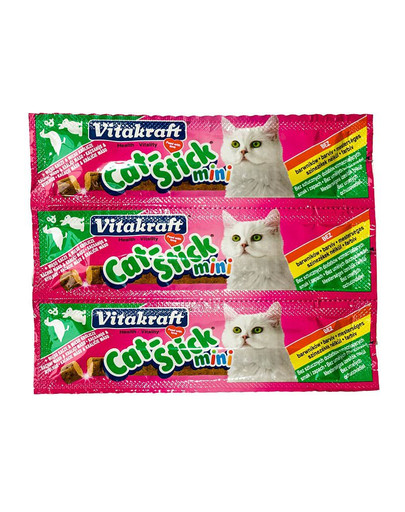 VITAKRAFT Cat stick mini 3 + 1 gratis kaczka