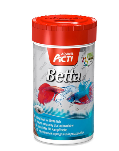 Aquael Acti Betta maistas gaideliams 100 ml 