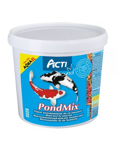 Aquael Acti Pond Mix maistas tvenkinio žuvims 6 l