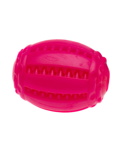 Comfy Mint Dental Rugby žaislas rožinis 8X6,5 cm