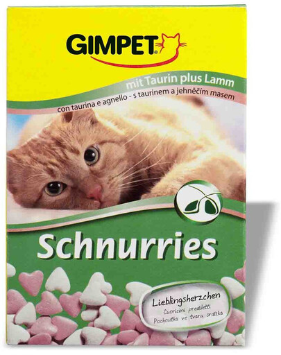 Kačių inkstams ir skrandžiui GIMPET Schnurries lamb 85 szt - kainos ir ...