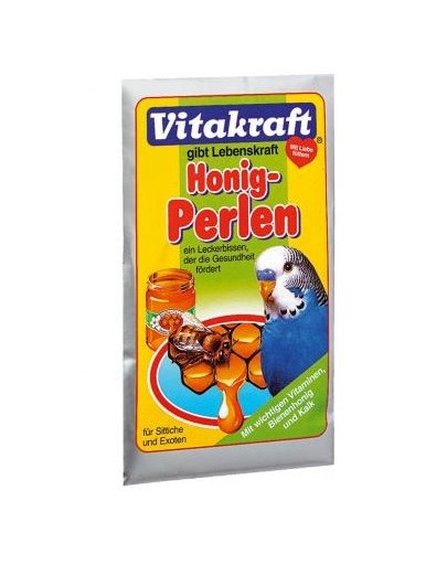 VITAKRAFT Honig Perlen 20G karma z miodem dla papug