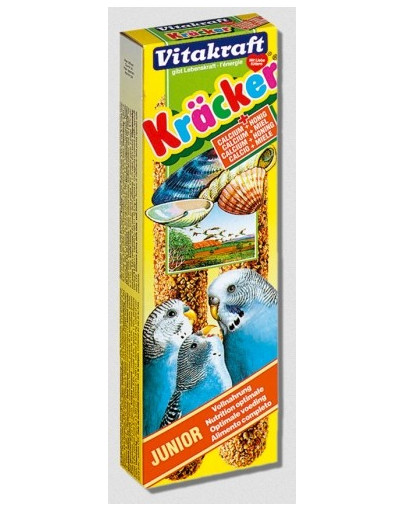 VITAKRAFT Kracker 2 Szt Dla Papugi falistej Junior+Calc