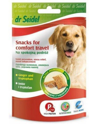 DERMAPHARM Smakołyki na spokojną podróż 90 g