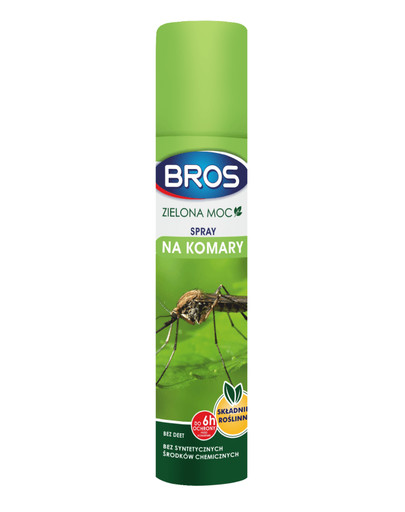 Bros Green Power Spray purškalas nuo uodų ir erkių 90 ml