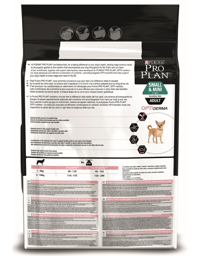 PURINA pro PLAN SMALL & MINI ADULT Sensitive Skin 3kg